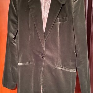 J.Crew green velvet blazer (TALL)